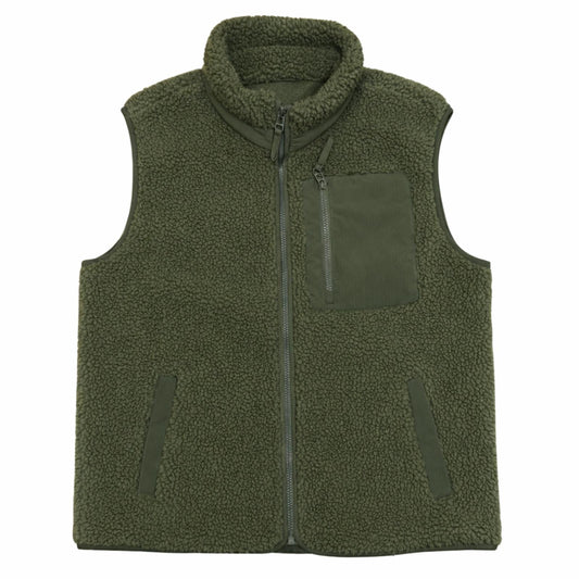 GILET SHERPA COL.ARMY GREEN
