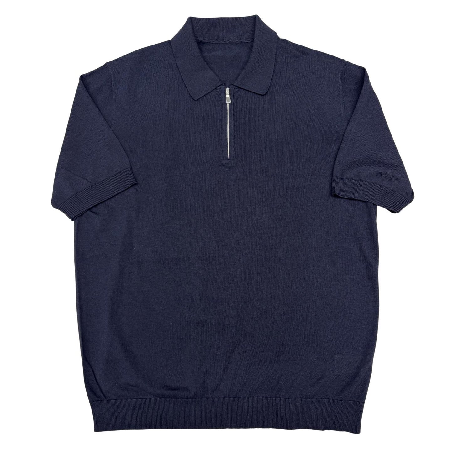 POLO 1/2 ZIP SETA COTONE COL.650