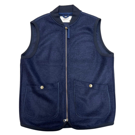 GILET WOLF WOOL COL.NAVY