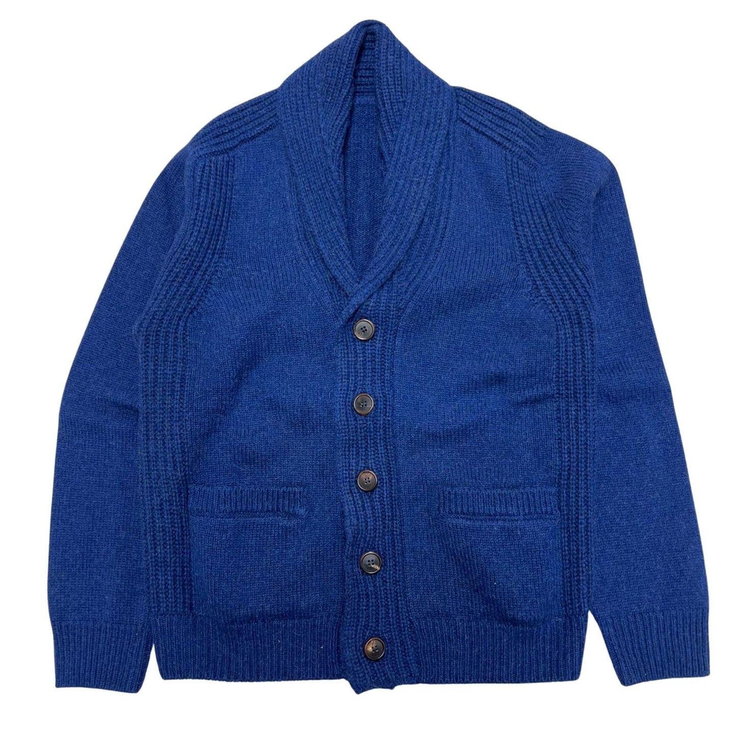 CARDIGAN 100%CAMMELLO LAPISLAZZULI