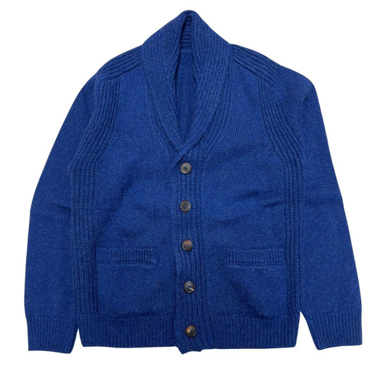 CARDIGAN 100%CAMMELLO LAPISLAZZULI