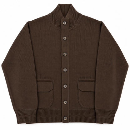 BOMBER EXTRAFINE COL.CIOCCOLATO
