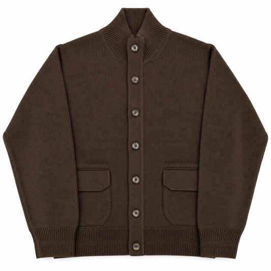 BOMBER EXTRAFINE COL.CIOCCOLATO