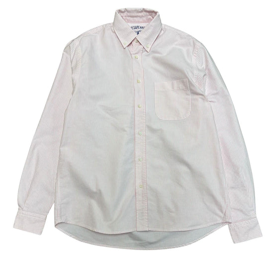 CAMICIA RALPH COL.RIGA BIANCO/ROSA