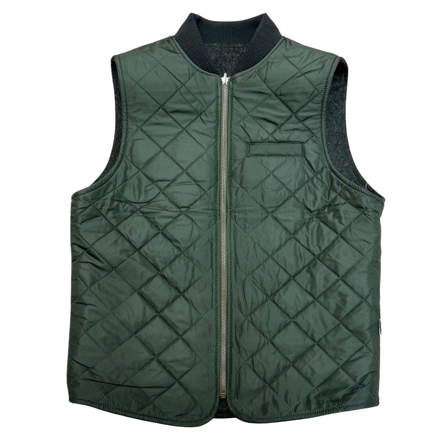 GILET DONEGAL DOUBLE COL.GREEN