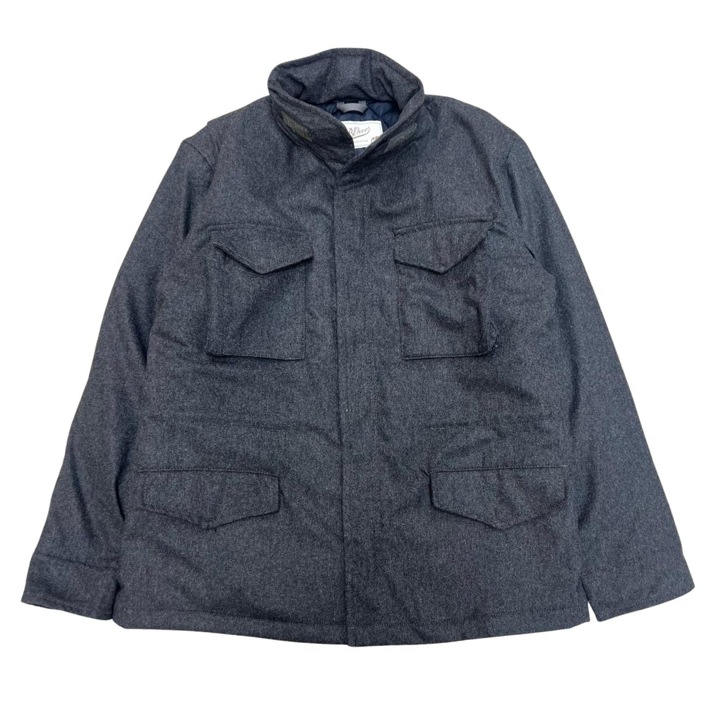 FIELD JACKET WOOL COL.GRIGIO MELANGE