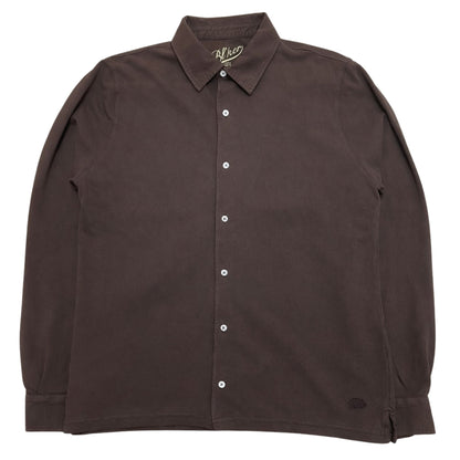 CAMICIA PIQUET DI PATRIZIO COL.CIOCCOLATO