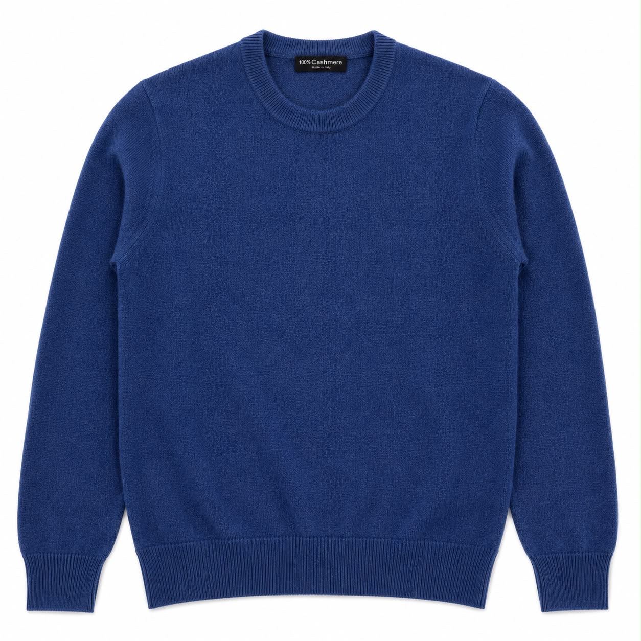 GIROCOLLO 100%CASHMERE COL.INDACO