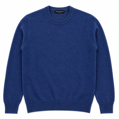 GIROCOLLO 100%CASHMERE COL.INDACO