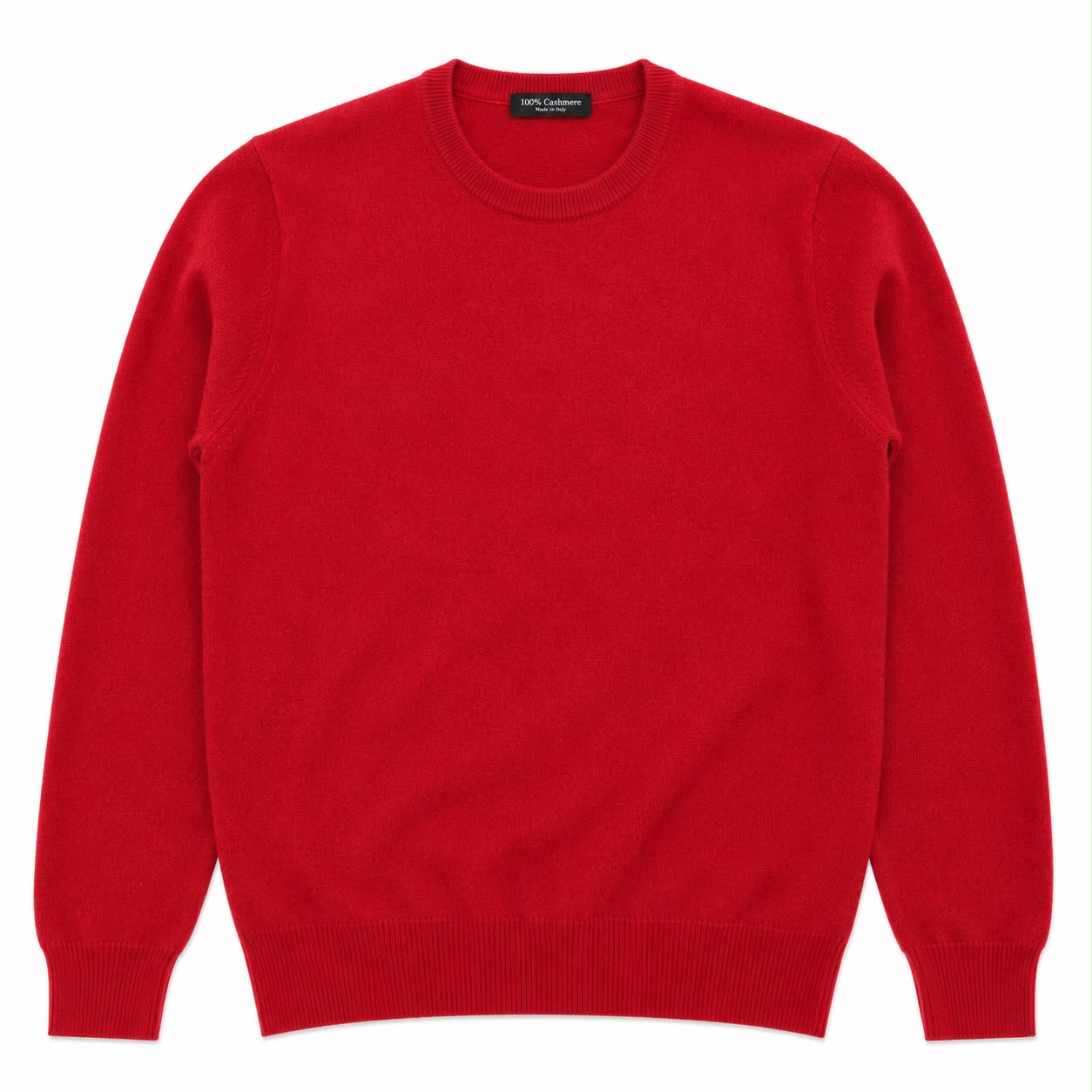 GIROCOLLO 100%CASHMERE COL.ROSSO