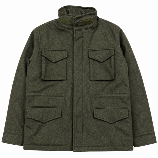 FIELD JACKET WOOL COL.GREEN