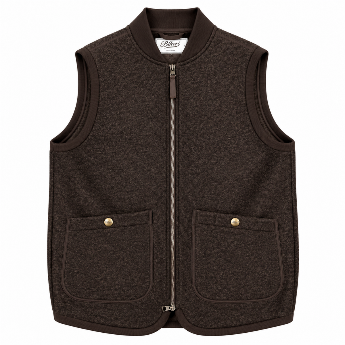 GILET WOLF COL.BROWN