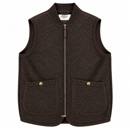 GILET WOLF COL.BROWN