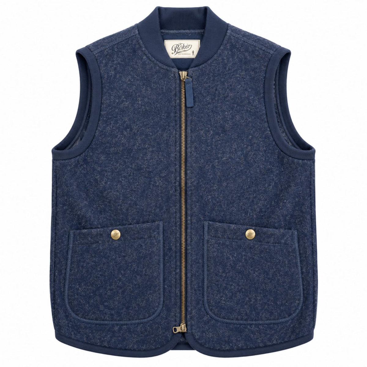 GILET WOLF COL.INDACO