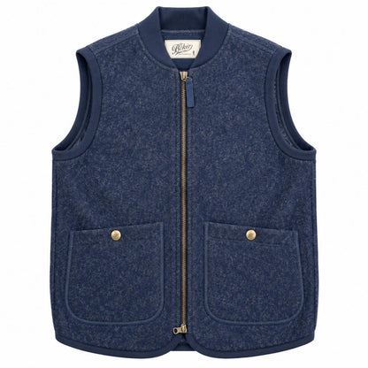 GILET WOLF COL.INDACO
