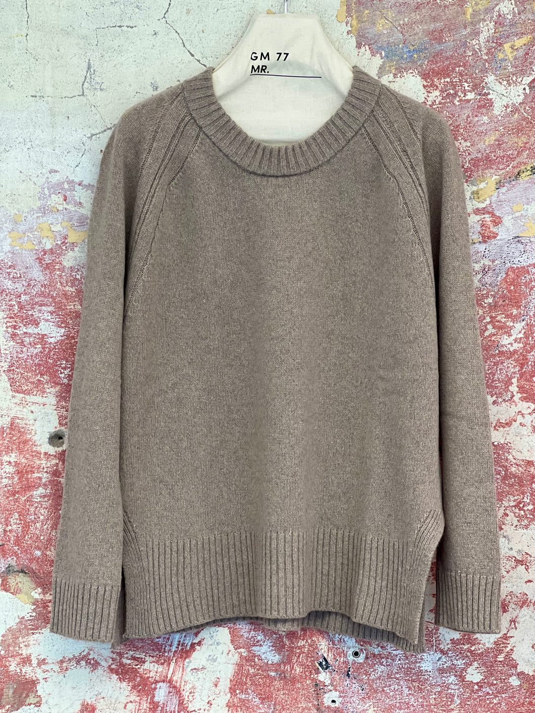 GIROCOLLO 100% CASHMERE BEIGE