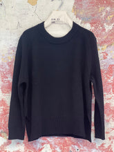 Load image into Gallery viewer, GIROCOLLO 100% CASHMERE NERO
