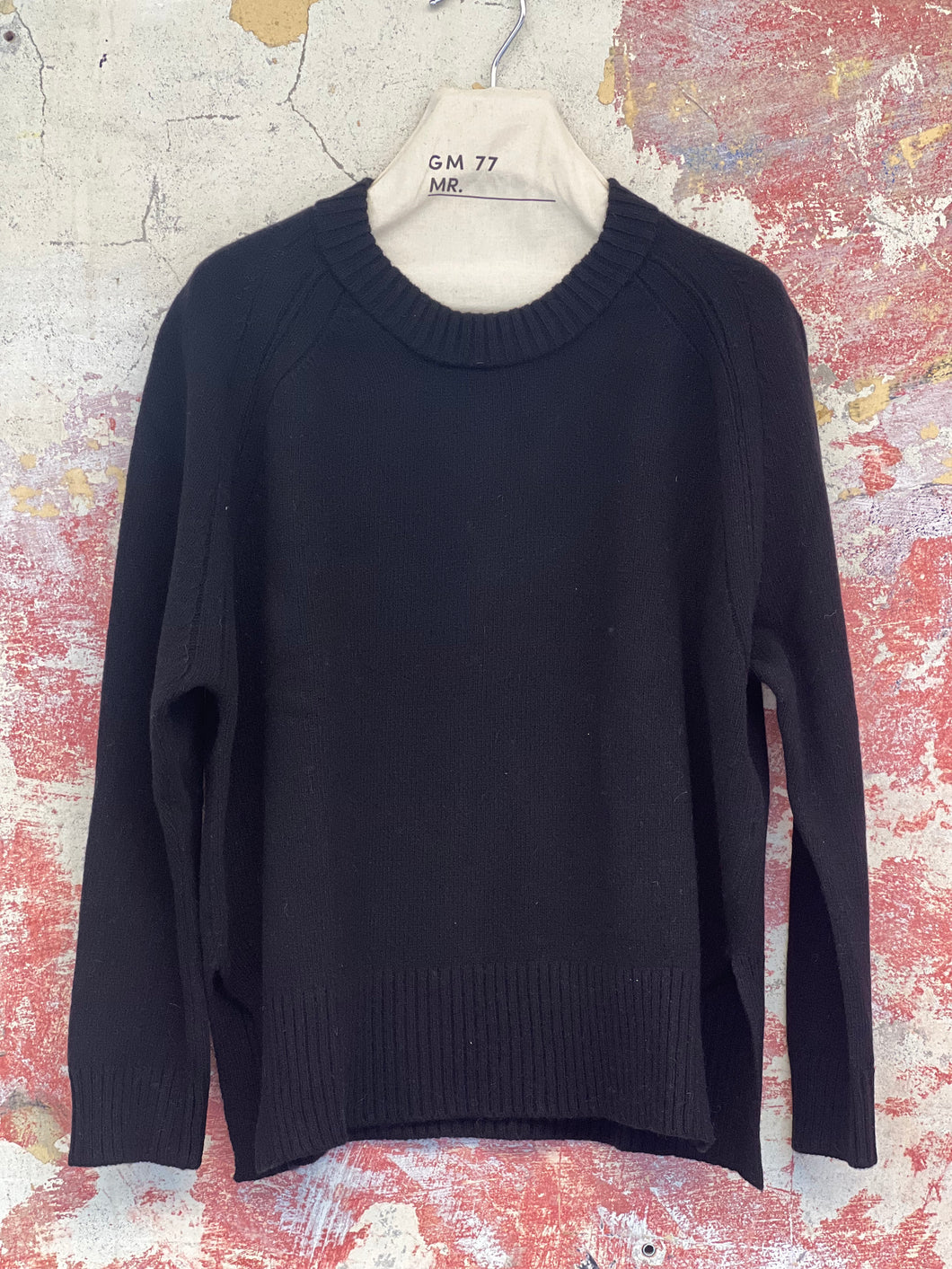 GIROCOLLO 100% CASHMERE NERO