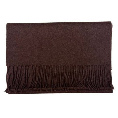 SCARF 100%CASHMERE COL.BORDEAUX