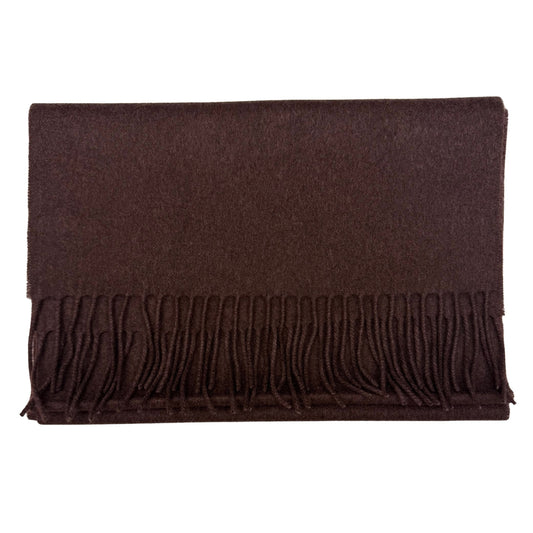 SCARF 100%CASHMERE COL.BORDEAUX