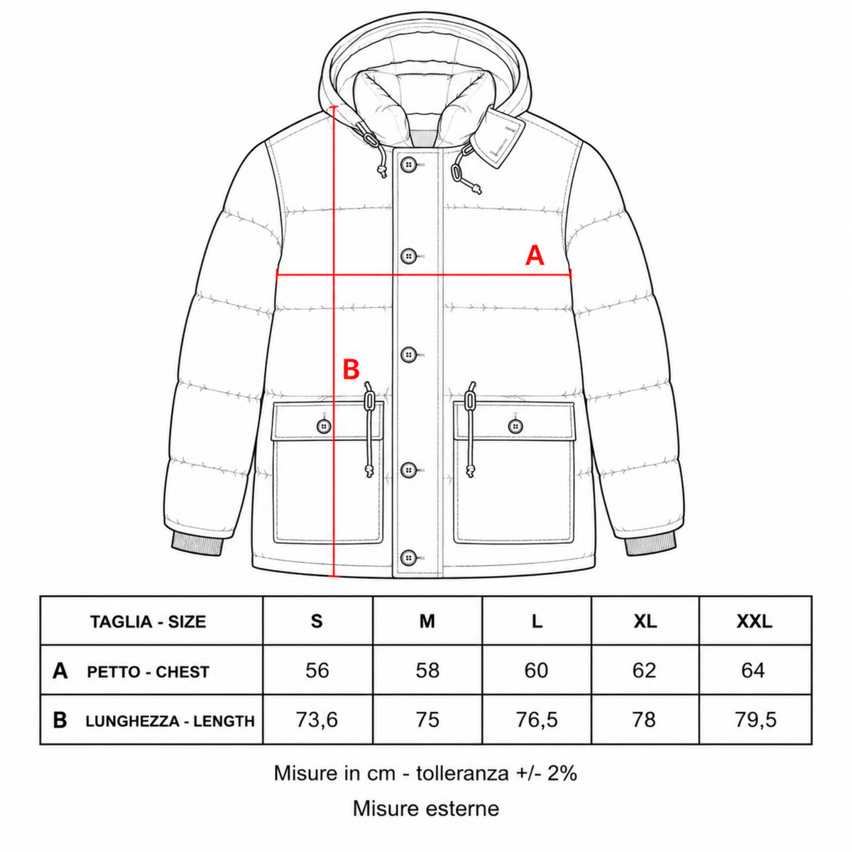 PARKA EXPEDITION COL.DARK ORANGE