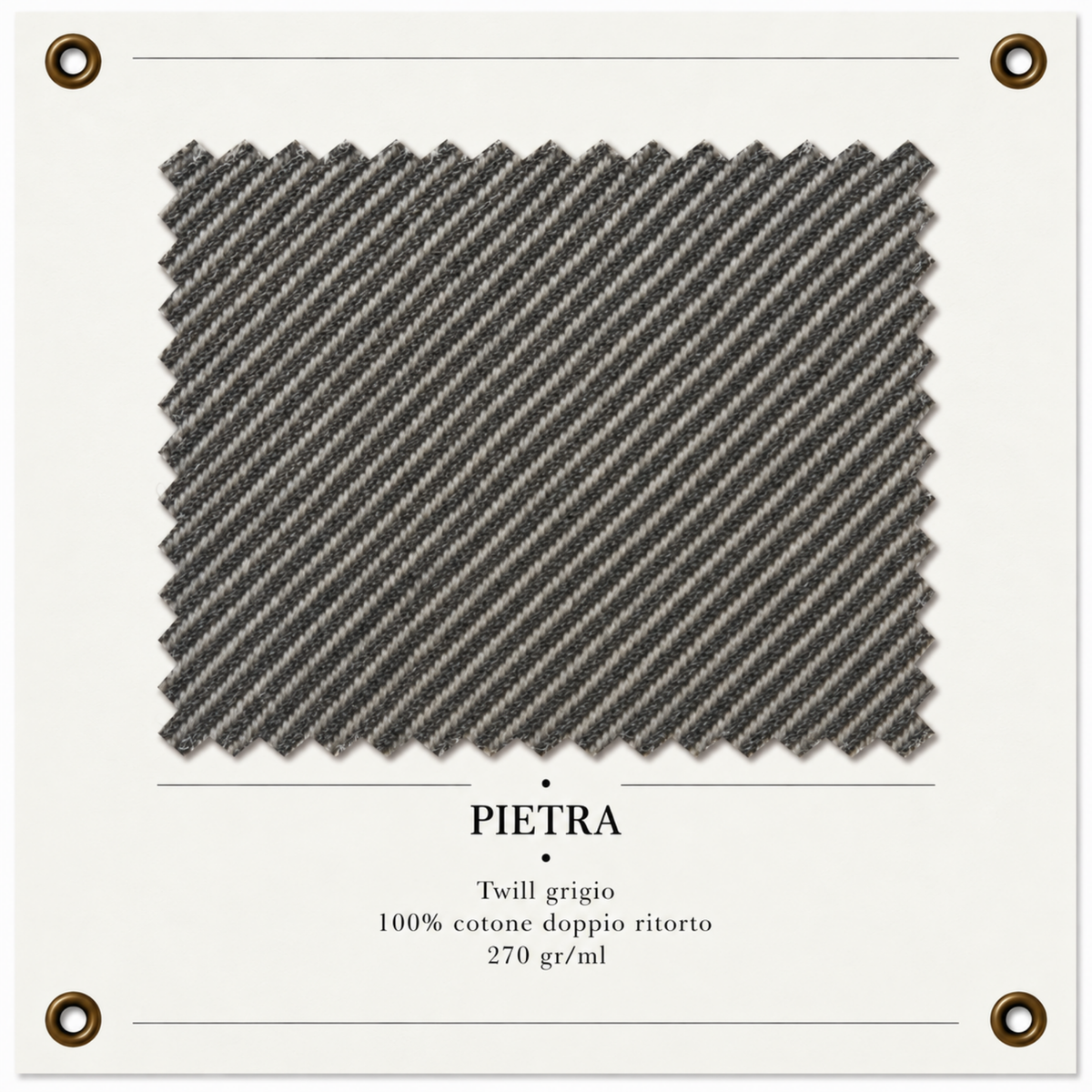 CAMICIA NEWPORT TWILL 270gr. COL.PIETRA