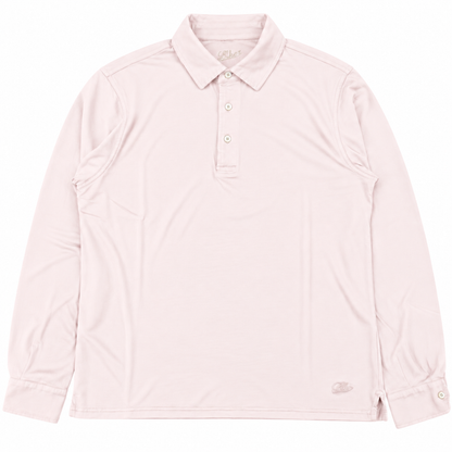 POLO M/L CARBON BRUSHED COL.PINK