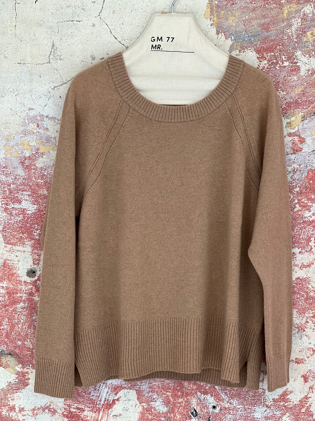 GIROCOLLO 100% CASHMERE SOFT CAMMELLO