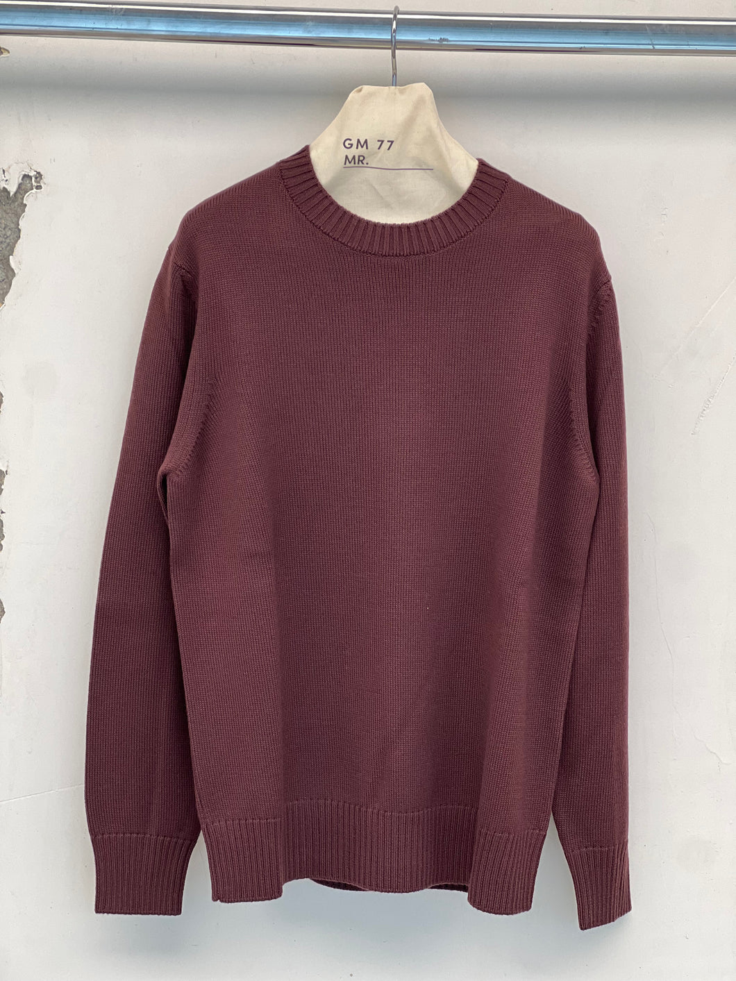 MEGLIO UN MAGLIONE OGGI GIROCOLLO BURGUNDY 480