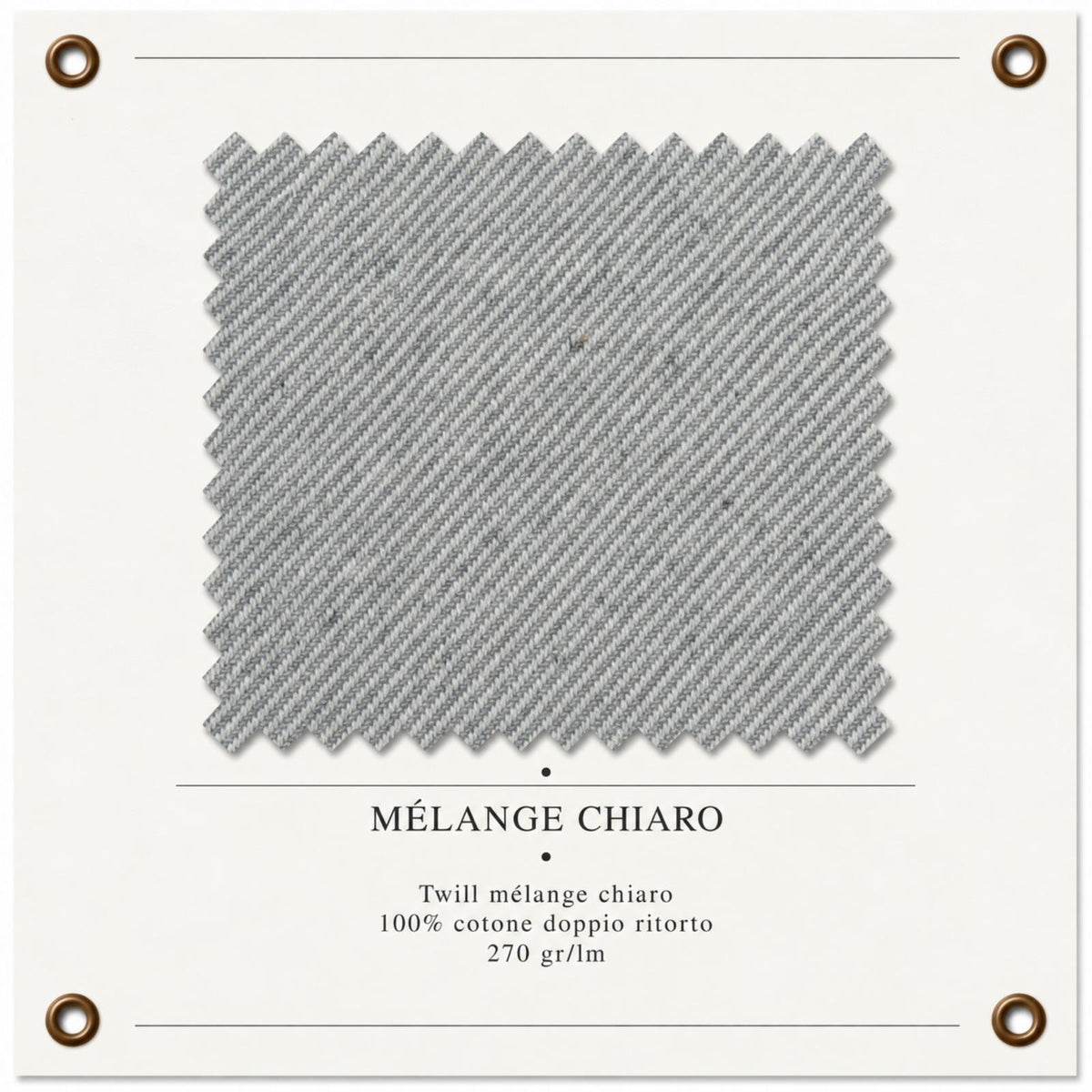 JAPAN TWILL COL.MELANGE CHIARO
