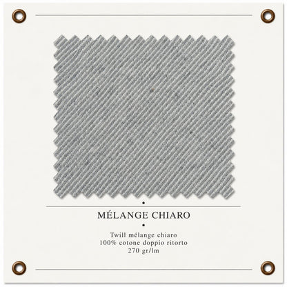 JAPAN TWILL COL.MELANGE CHIARO