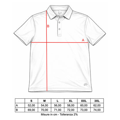 POLO M/C CARBON BRUSHED COL.CIOCCOLATO