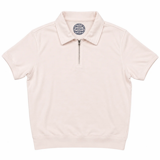 FELPA 1/2 ZIP COL.ROSA