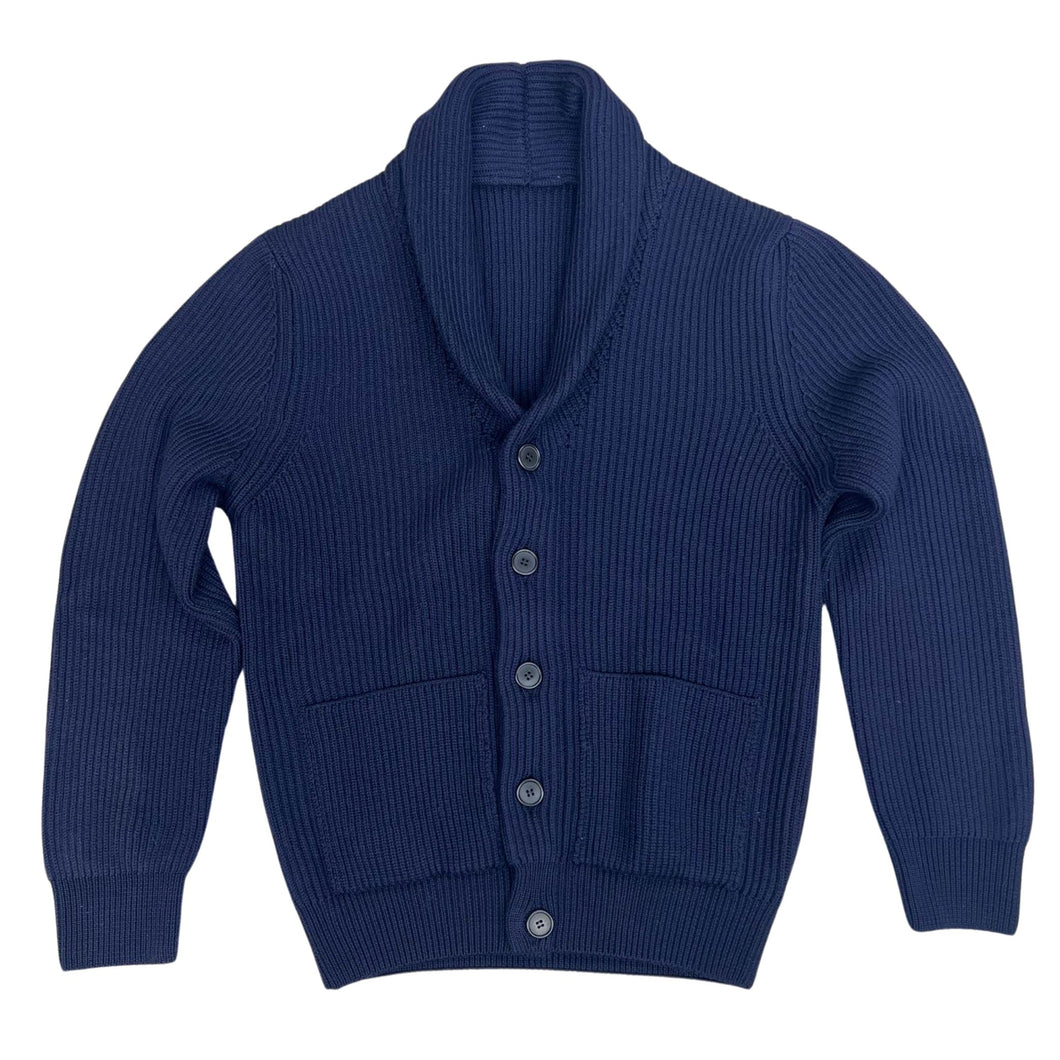 CARDIGAN EXTRAFINE COL.NAVY