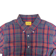 Carica l&#39;immagine nel visualizzatore di Gallery, CAMICIA MADRAS COL. GRIGIO BLU ROSSO
