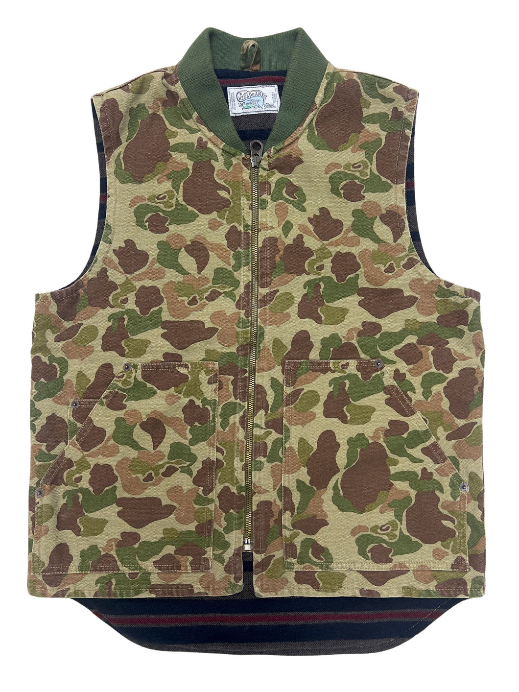 WORK VEST CANVAS PASADENA CAMO