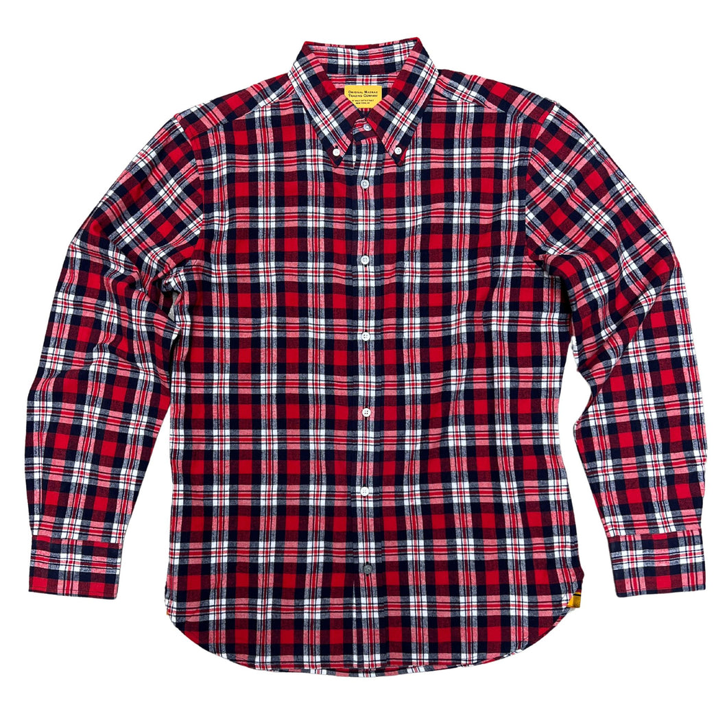 CAMICIA MADRAS COL. ROSSO BLU BIANCO