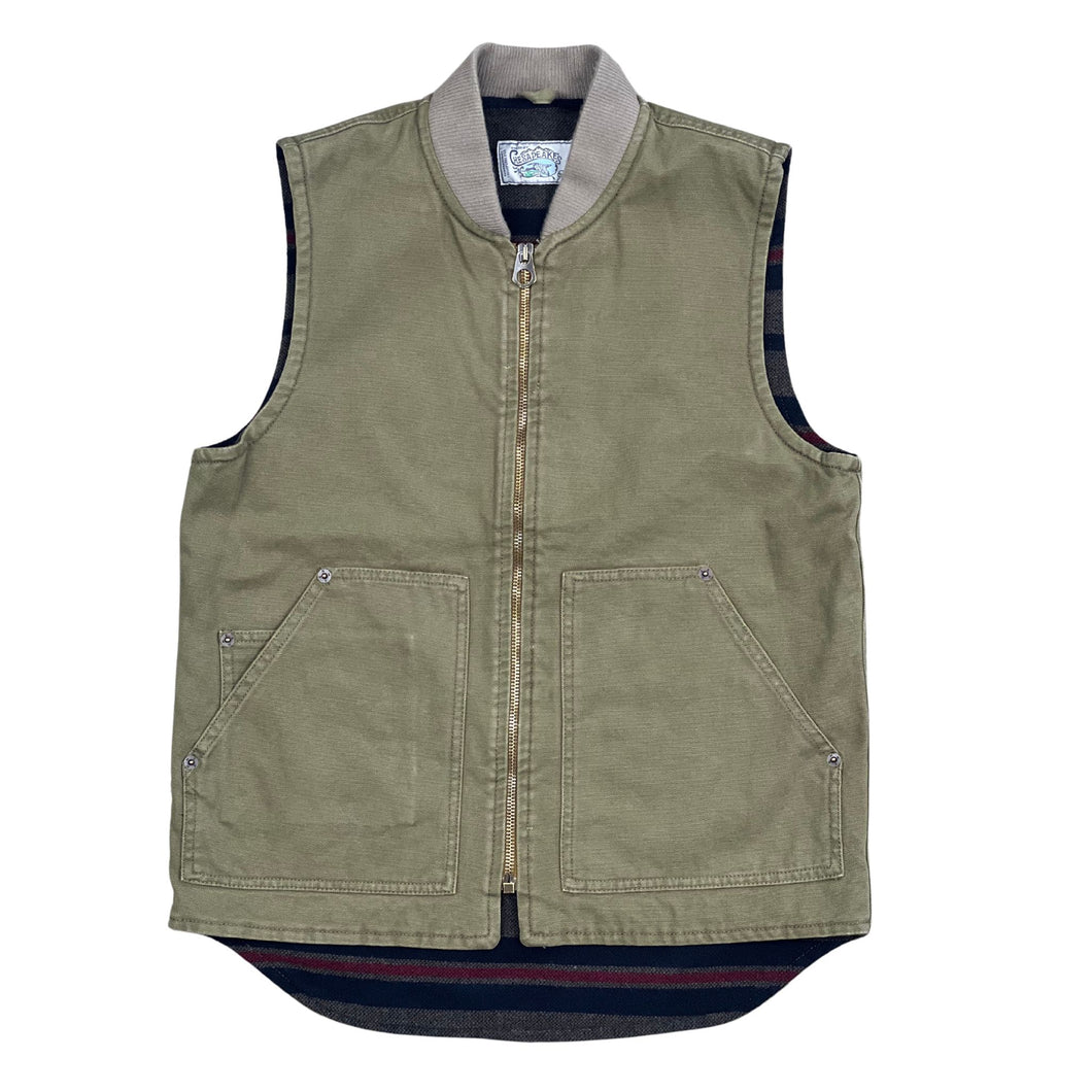 WORK VEST CANVAS PASADENA GREEN