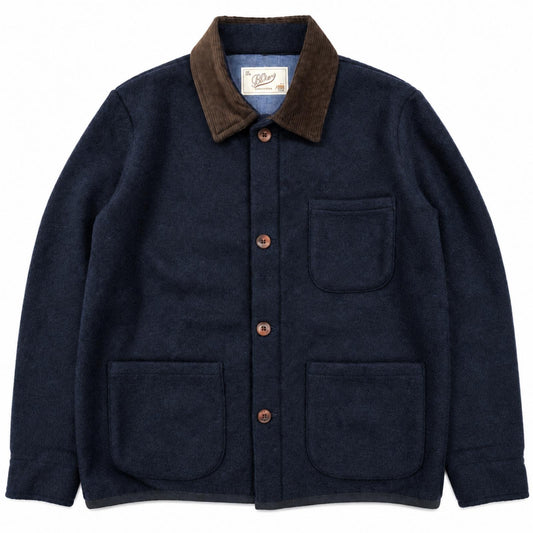 WORK WOOL COL.NAVY