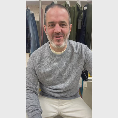 FELPA DOUBLE V MÉLANGE