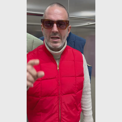 SEATTLE DOWN VEST COL.BLUE