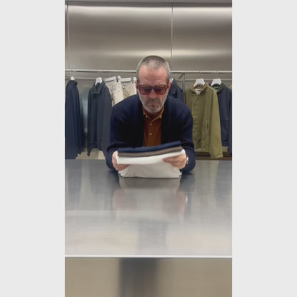 POLO M/C CARBON BRUSHED COL.CIOCCOLATO