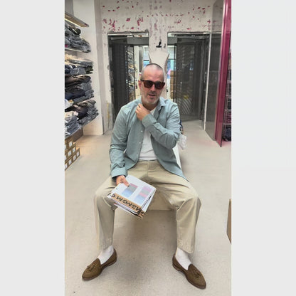 REDDITO DI ELEGANZA COL.AZZURO/BIANCO