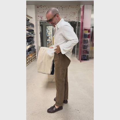 CHINO PENCE VELVET COL.TABACCO