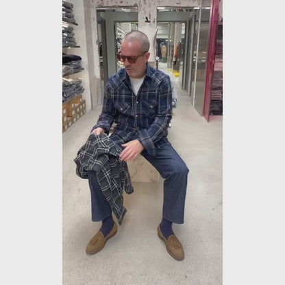 TEXANA FLANNEL INDACO