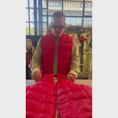 SEATTLE DOWN VEST COL.ROSSO